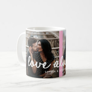 Any Color Heart and Photo Romantic Love Always Coffee Mug