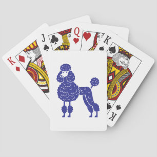 Any Color Poodle Playing Cards