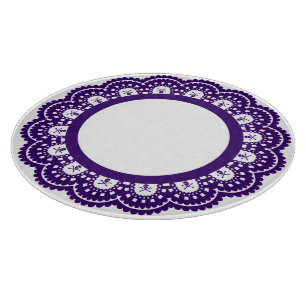 ANY COLOR! Skull Lace Cutting Board