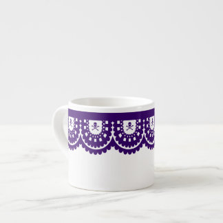 ANY COLOR! Skull Lace Small Tea Cup