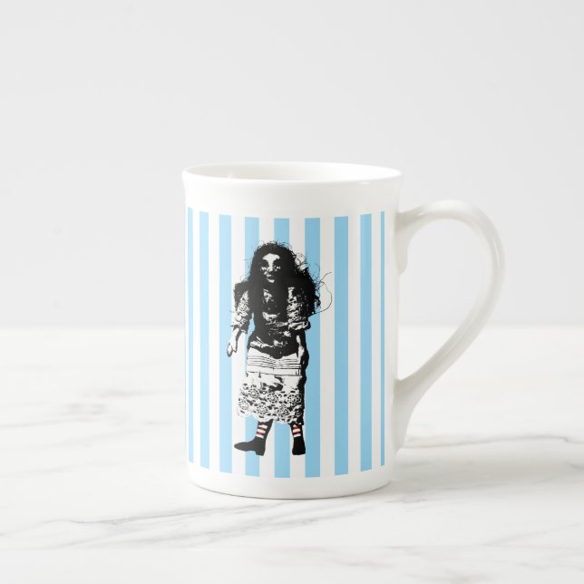 ANY COLOR STRIPE Doll Tea Cup (Right)