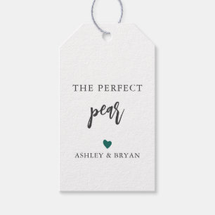 Any Color The Perfect Pear Tag, Homemade Gift Tag, Tags