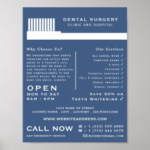 Any Color Toothbrush, Dentistry, Dentist Advert Poster