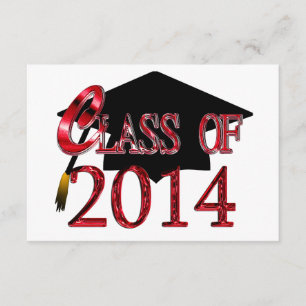 Any Colour 2014 Class Graduation Party Invitations