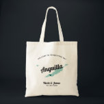 Any Colour Anguilla Wedding Welcome Bag, Tote Bag<br><div class="desc">Wedding weekend welcome gift bag for out of town guests to your wedding, featuring image of Anguilla. You may edit the colours for any part of this design, as well as move the heart to the location of your wedding. To change colours, click personalise and then "edit using the design...</div>