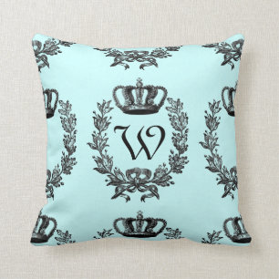 Any Colour Background - Monogram Cushion