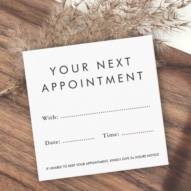 Any colour custom logo appointment cards (Creator Uploaded)