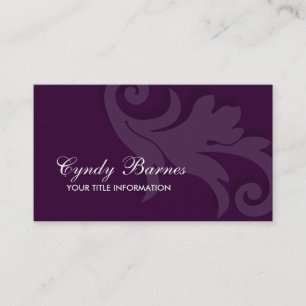 Any Colour Dimensional Looking Swash Business Card