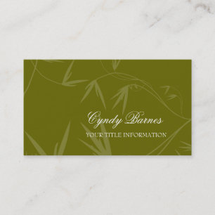Any Colour Flower Pattern Business Card