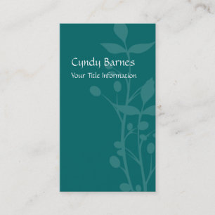 Any Colour Flower Pattern Business Card