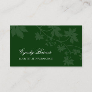 Any Colour Flower Pattern Business Card