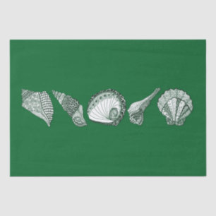 Any Colour Hand Drawn Sea Shells Tissue Paper