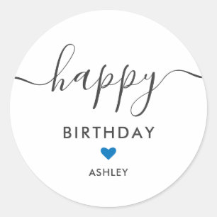 Any Colour Happy Birthday Gift Tags, Birthday Tag
