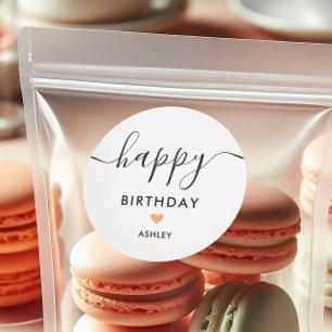 Any Colour Happy Birthday Gift Tags, Birthday Tag