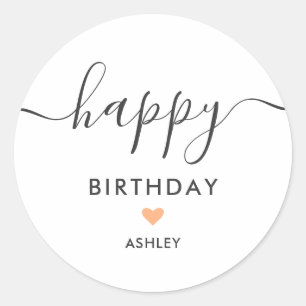 Any Colour Happy Birthday Gift Tags, Birthday Tag