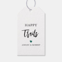 Any Colour Happy Trails Gift Tag, Nut & Trail Mix