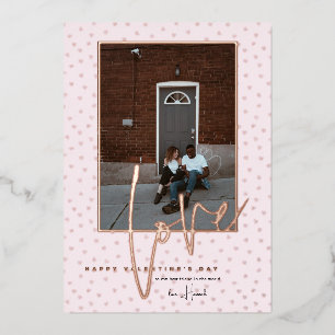 Any Colour Happy Valentine's Day Photo Card