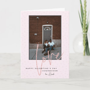 Any Colour Happy Valentine's Day Photo Card