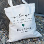 Any Colour Heart Destination Wedding Welcome Bag, Tote Bag<br><div class="desc">Fill this lovely tote bag with your favourite treats to welcome guests to your wedding! To change the colour of the heart,  click "personalise" and then "edit using the design tool." Select the heart,  then use the tools to make the changes.</div>