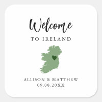 Any Colour Ireland Wedding Welcome Bag or Box