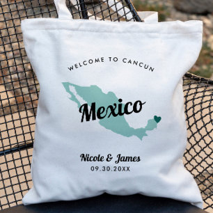Any Colour Mexico Destination Wedding Welcome Bag, Tote Bag