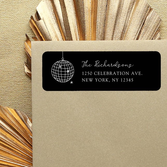 Any Colour Minimalist Disco Ball | Black Wedding (Creator Uploaded)