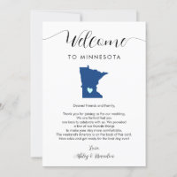 Any Colour Minnesota Wedding Welcome Itinerary