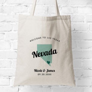 Any Colour Nevada Destination Wedding Welcome Bag, Tote Bag
