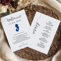 Any Colour New Jersey Wedding Welcome Itinerary