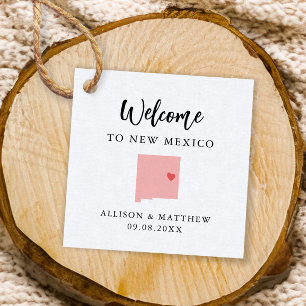 Any Colour New Mexico Wedding Welcome Bag Favour Tags