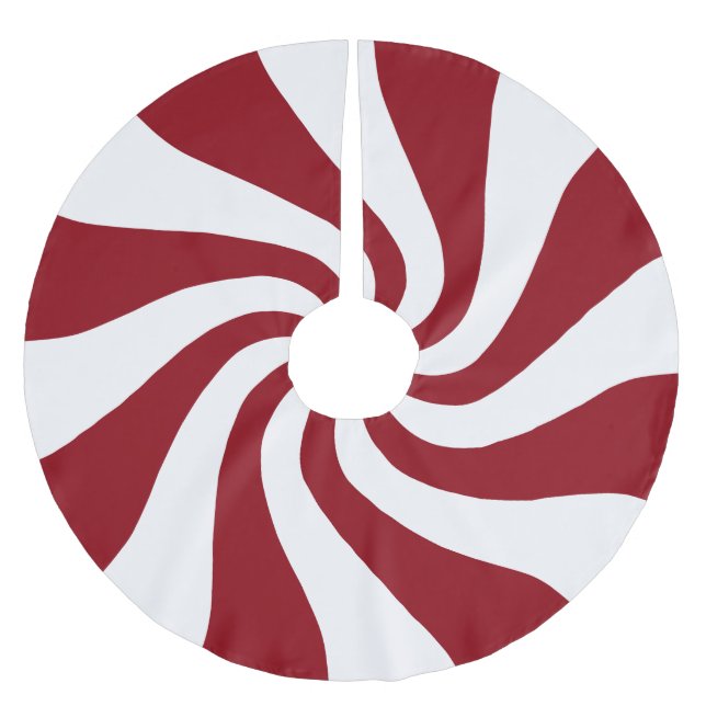 Any Colour Peppermint Swirl Tree Skirt (Front)