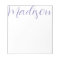 Any Colour - Personalised Script Name Notepad