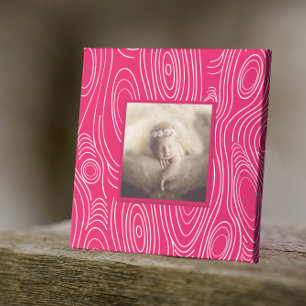 Any Colour Rustic Wood Grain Abstract Modern Art Canvas Print