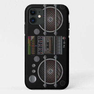 Any Colour Vintage Ghetto Blaster iPhone 11 Case