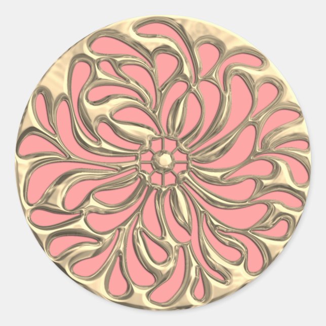 Any Colour with Gold Design Seal (Front)