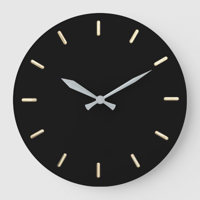 Any Colour with Large Ticks Clock (Front)