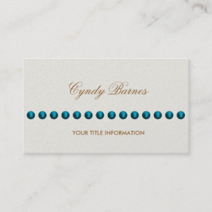 Any Colour with String of Pearls Business Card