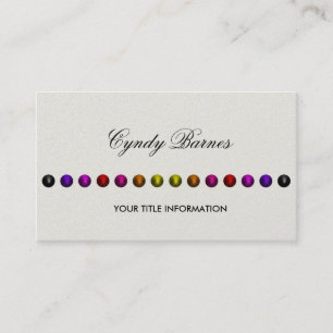 Any Colour with String of Pearls Business Card