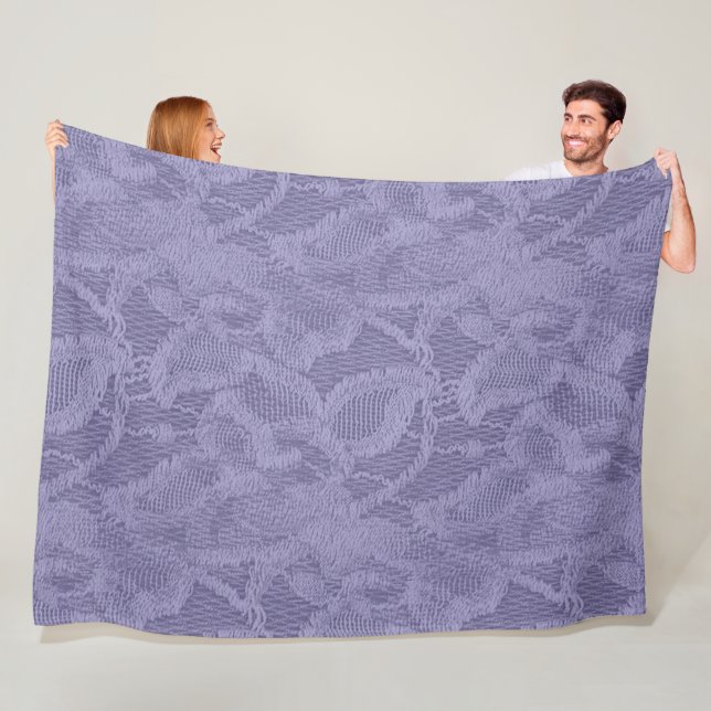 Any Colour You Like Enlarged Lace Pattern Fleece Blanket (In Situ)