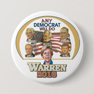 Any Democrat Will Do 7.5 Cm Round Badge
