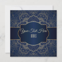 Any Event Elegant Gold Mandala