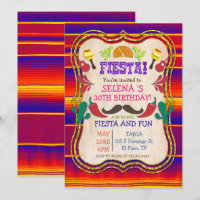 ANY EVENT - Mexican Fiesta Party Invitation