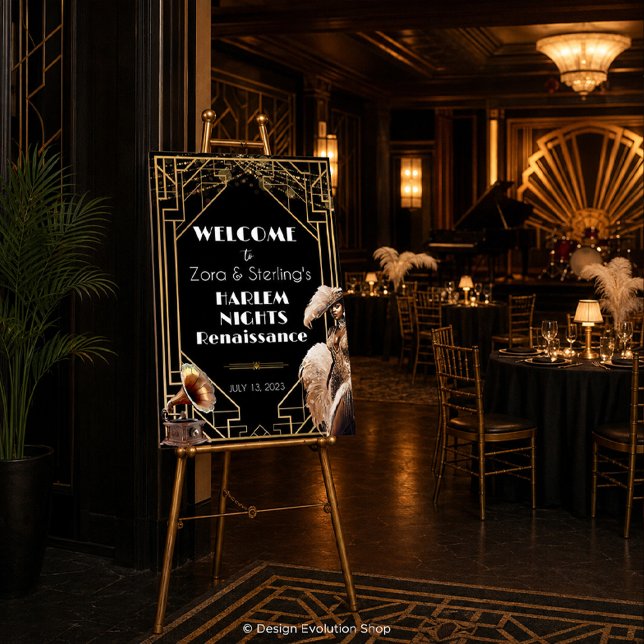 ANY EVENT - Roaring 20s Welcome Sign Poster (Creator Uploaded)