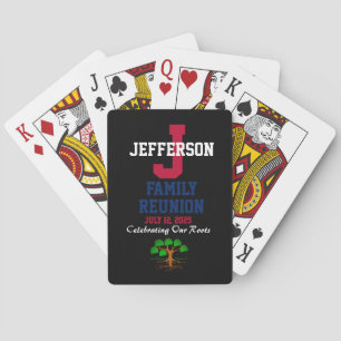 Any Family Name Any Type Reunion Any Date - Playing Cards