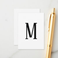 Any Letter | Black & White or DIY Colours 