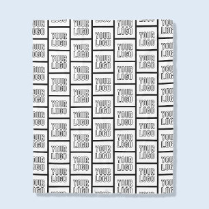 Any Logo or Image Repeating Pattern Fleece Blanket