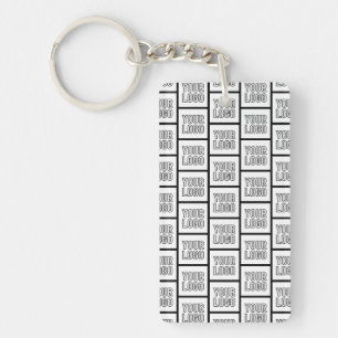 Any Logo or Image Repeating Pattern Key Ring