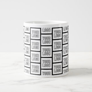 Any Logo or Image Repeating Pattern Large Coffee Mug