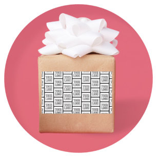 Any Logo or Image Repeating Pattern Rectangular Sticker