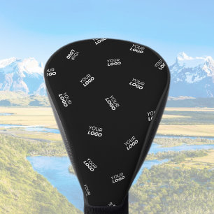 Any Logo or Uploaded Image Scattered Pattern Golf Head Cover